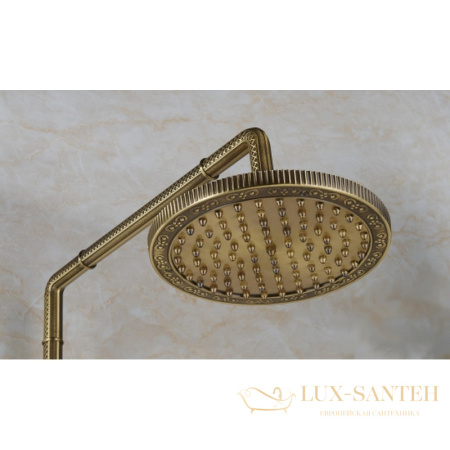 душевая система zorg antic a 201ds-br, бронза