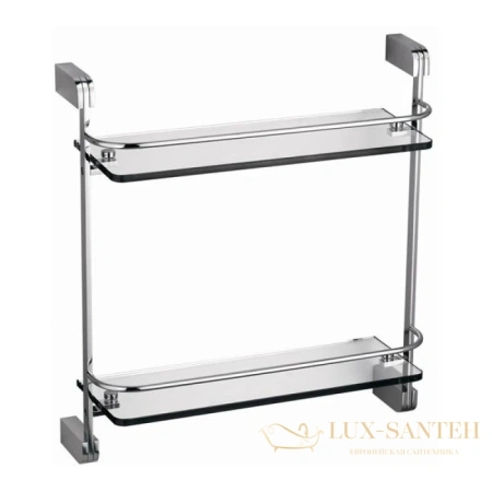 полка стеклянная schein allom 2212, хром