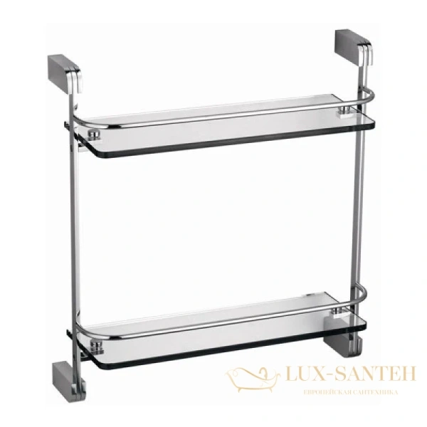 полка стеклянная schein allom 2212, хром