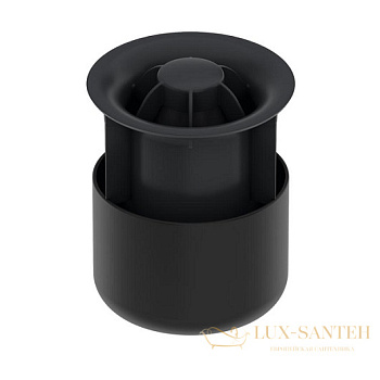 стакан с мембраной (сухой затвор) tece tecedrainpoint s 3695006 для горизонтальных и вертикальных трапов dn 100, черный (отдельно не продается)