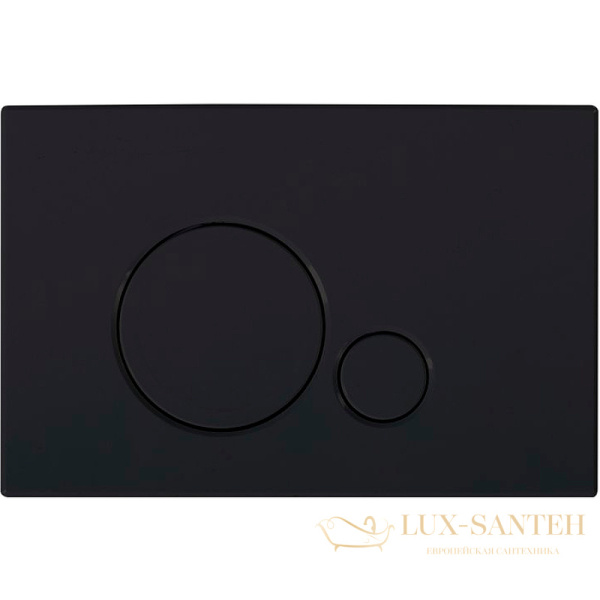 клавиша смыва belbagno sfera bb017-sr-nero.m, черный матовый