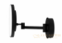 зеркало косметическое decor walther round just look wr 0122360 с подсветкой, черный матовый