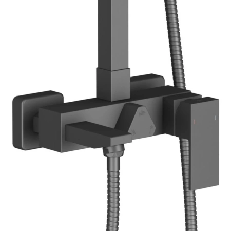 душевая система timo selene sx-1030/03 215 мм, черный