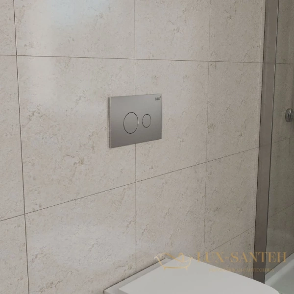 клавиша смыва d&k venice db1029002 для инсталляции, матовый хром