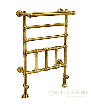 полотенцесушитель водяной с полкой margaroli armonia 9-300 93005505obp, высота 104.2 см, ширина 60 состаренная бронза