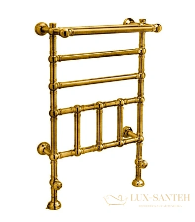 полотенцесушитель водяной с полкой margaroli armonia 9-300 93005505obp, высота 104.2 см, ширина 60 состаренная бронза