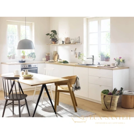 смеситель для кухни hansgrohe zesis m33 74801000 с вытяжным душем