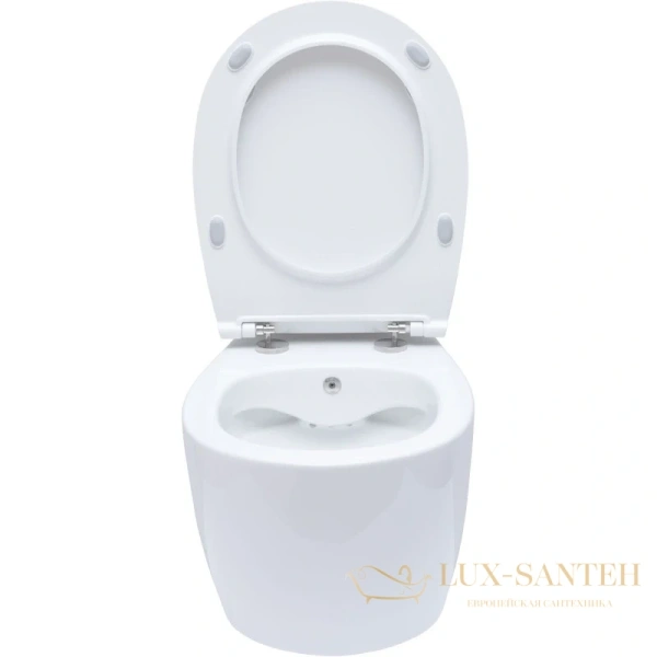 подвесной безободковый унитаз allen brau fantasy 4.11hc1.20 с функцией биде, белый