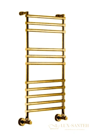 полотенцесушитель водяной margaroli sole 464-11 4644711br, высота 107.6 см, ширина 53.5 см, состаренная бронза