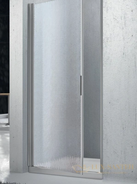 душевая дверь belbagno sela-b-1 sela-b-1-95-p-cr 95 см, стекло рифленое