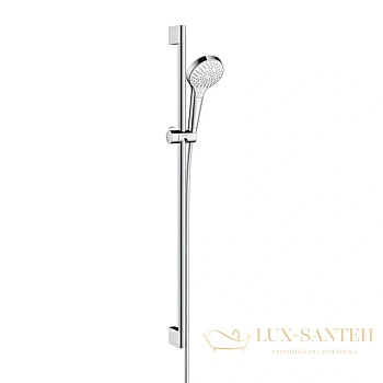 душевой гарнитур hansgrohe croma select s 26571400 ecosmart, белый - хром