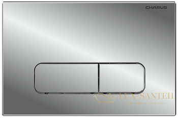 панель смыва charus tm, elegia, fp.320.21.01, хром глянцевый