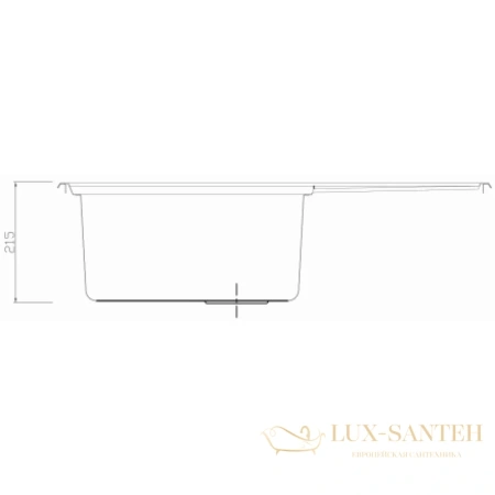 мойка seaman eco roma smr-7850a.b вентиль-автомат, нержавеющая сталь