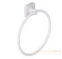 полотенцедержатель-кольцо 168 мм, kludi vela s, 2597853, белый матовый