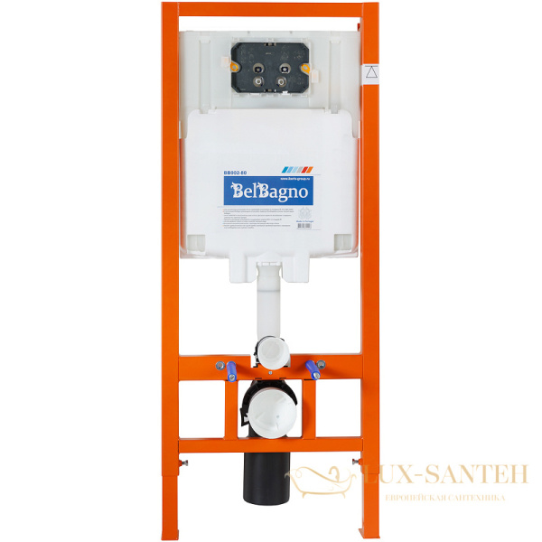 инсталляция belbagno bb002-80/bb014-sr-bianco с клавишей смыва, белый