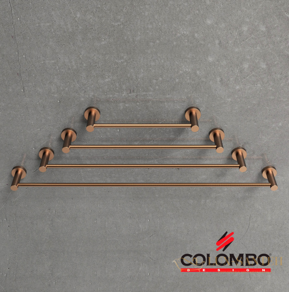 полотенцедержатель colombo design plus w4911.vm 63 см, vintage matt