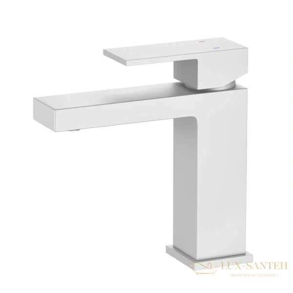 смеситель для раковины timo selene 2061/16f, белый матовый