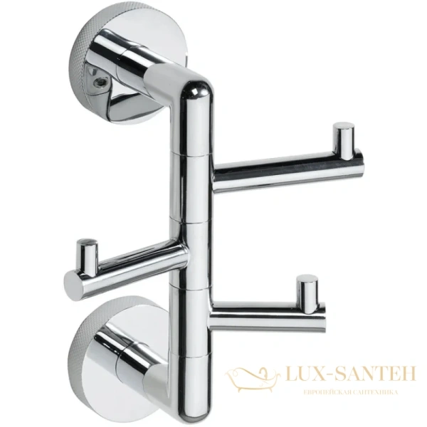 крючок bemeta stella 166206072 тройной, поворотный, для ванны, хром