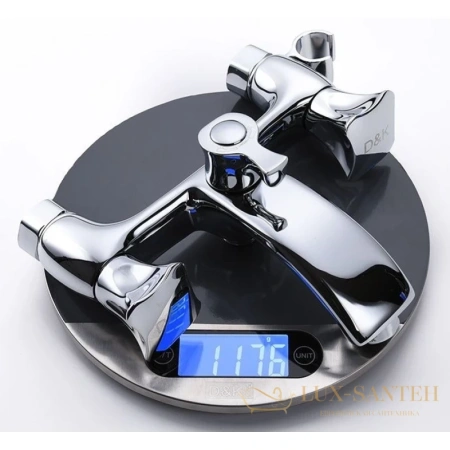 смеситель d&k hessen.grimm da1383201 для ванны, хром