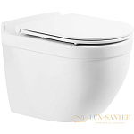 Подвесной унитаз BelBagno Senso-r BB017CHR без сиденья, белый