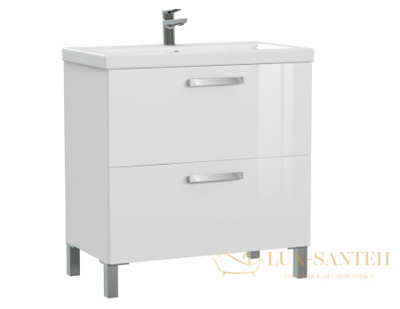 тумба cersanit melar 80, 64130, цвет белый