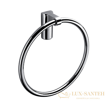 полотенцедержатель кольцо colombo design luna b0111, хром