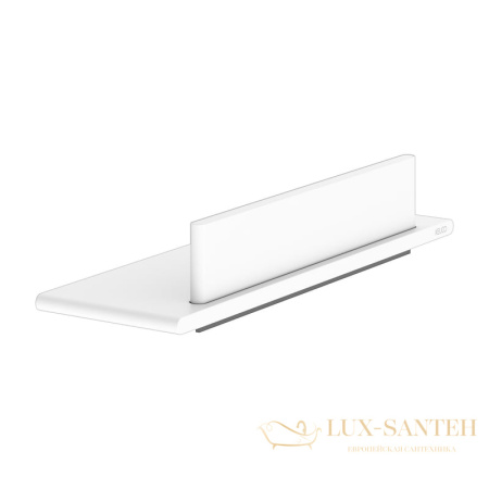 полка для душа со стеклоочистителем keuco aveno 14659510000, с клеевым комплектом, белый матовый