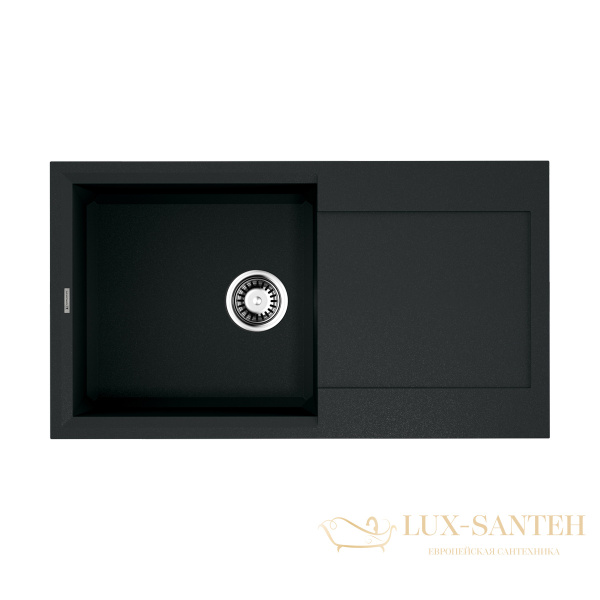 кухонная мойка omoikiri sakaime 78-bl tetogranit х черный, 4993111