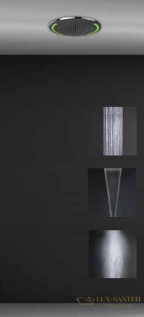 потолочная душевая система gessi inciso 57878.238 внешняя часть, mirror steel