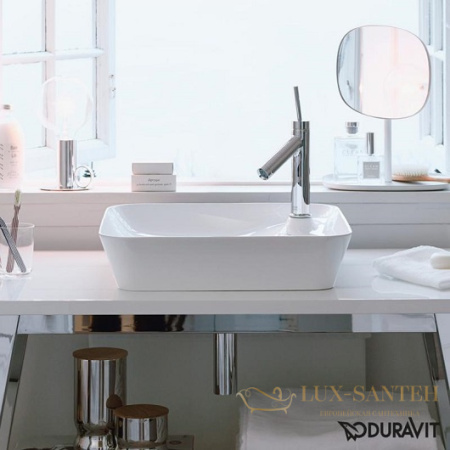 раковина накладная duravit cape cod 2340460000 460х460 мм, белый