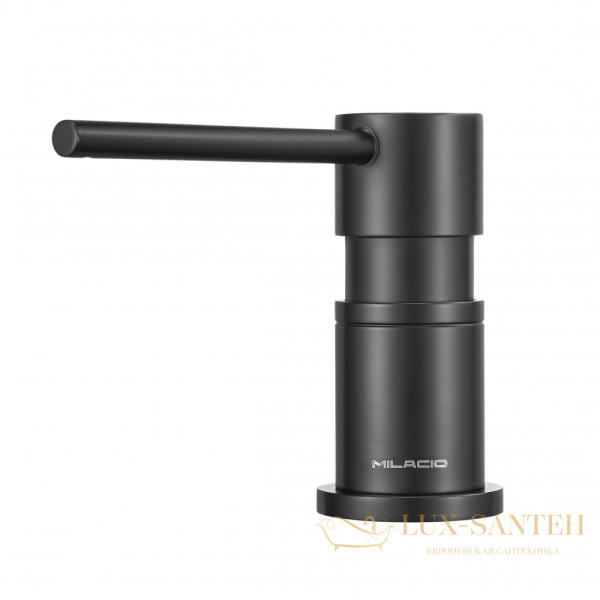 дозатор для жидкого мыла встраиваемый milacio mcu.935.tb, total black