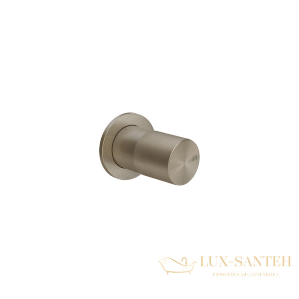смеситель для душа встраиваемый gessi habito unito 70099.149, 1 выход, finox brushed nickel