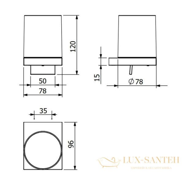 дозатор для жидкого мыла подвесной kludi vela c, 3197639, 150 мл, черный матовый
