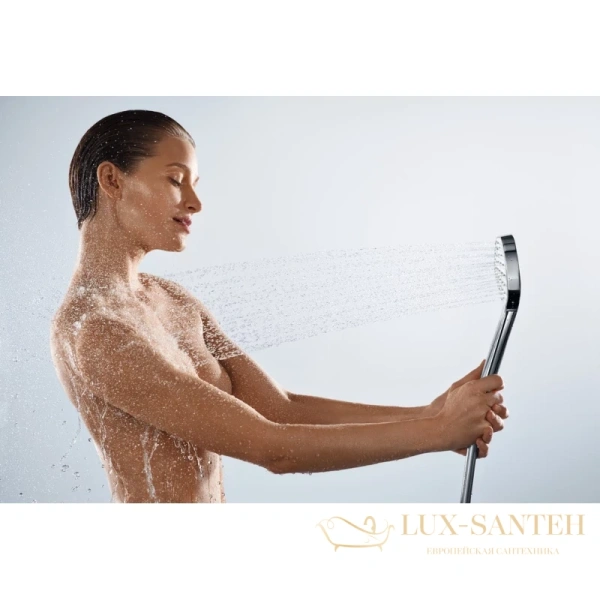 душевая система hansgrohe croma select e 180 2jet showerpipe 27352400 белый/хром