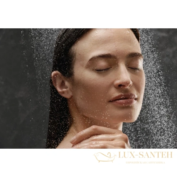 верхний душ hansgrohe rainfinity 26234990 360 3jet с настенным креплением, полированное золото