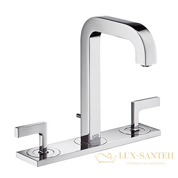 смеситель для раковины 170, axor citterio, 39135000, с донным клапаном, хром