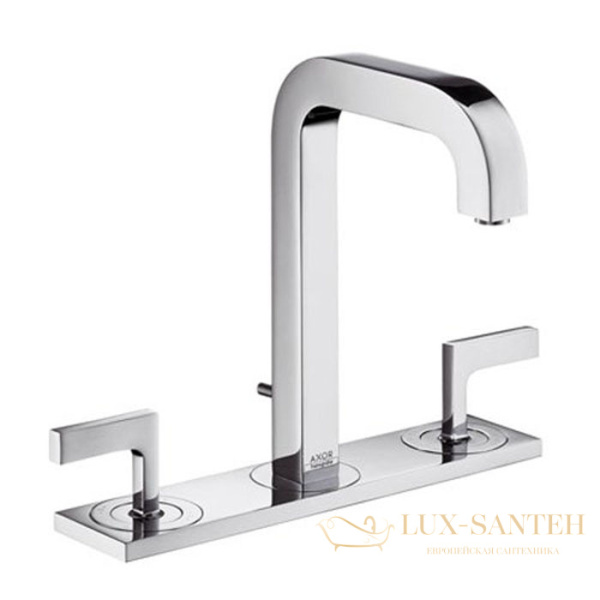 смеситель для раковины 170, axor citterio, 39135000, с донным клапаном, хром