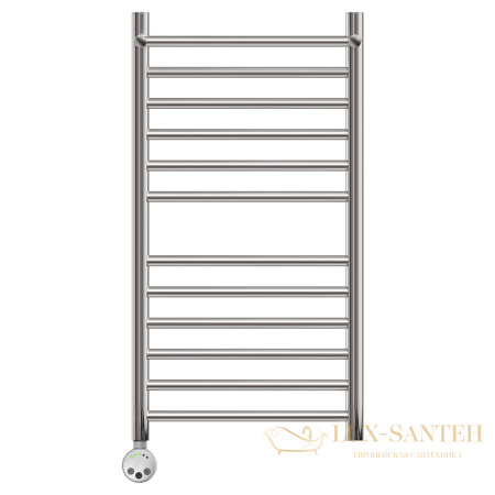 полотенцесушитель 500x800 электрический point аврора pn10158spe п11 с полкой левый/правый, хром