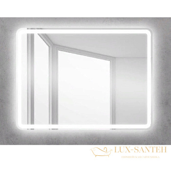 зеркало belbagno spc spc-mar-500-800-led-btn 50 см с кнопочным выключателем, с подсветкой