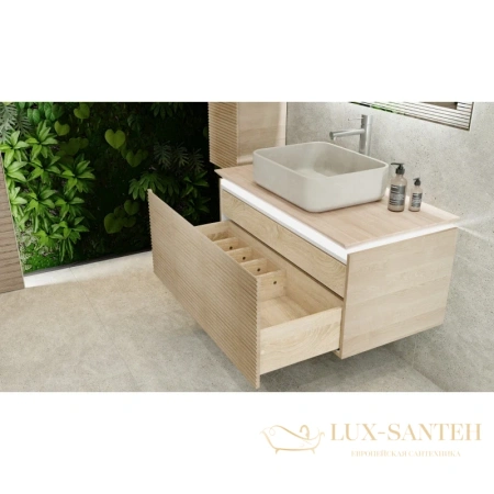 тумба jorno karat kar.01.100/p/bul 100 см, бук светлый