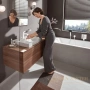 ручной душ hansgrohe pulsify select 105 3jet activation 24100700, белый матовый