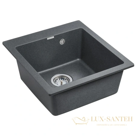 кухонная мойка paulmark zemar pm104651-dg, графит