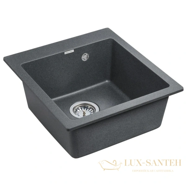 кухонная мойка paulmark zemar pm104651-dg, графит