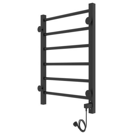полотенцесушитель с/т laris феличия чкч п6 400/600 левый тэн черный 73207610