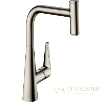 смеситель для кухни hansgrohe talis select m51 73853800 сталь