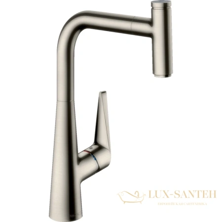 смеситель для кухни hansgrohe talis select m51 73853800 сталь