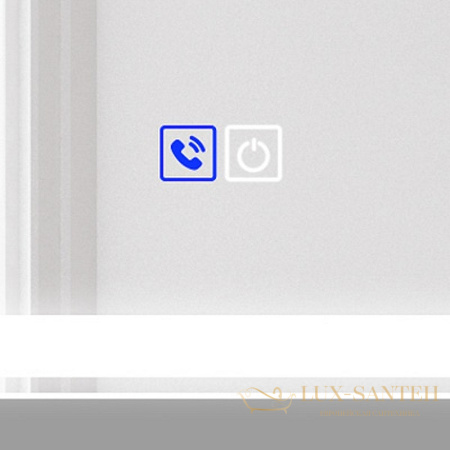 зеркало belbagno spc spc-grt-1000-800-led-tch-phone с подсветкой, с сенсорным выключателем, с bluetooth, с микрофоном и динамиками