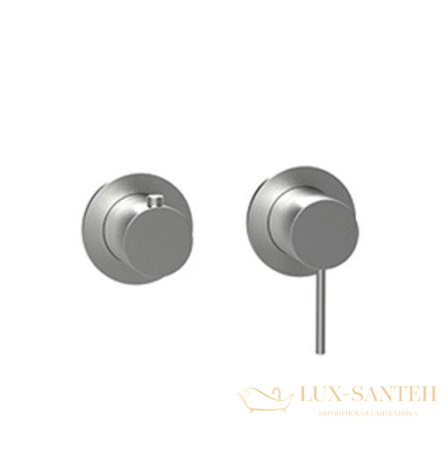 смеситель для душа встраиваемый almar modular e180141.nb, внешняя часть, на 2-3 выхода, никель брашированный