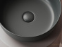 раковина накладная ceramica nova element cn6073mdh, 356*356*135 мм, антарцит темный матовый