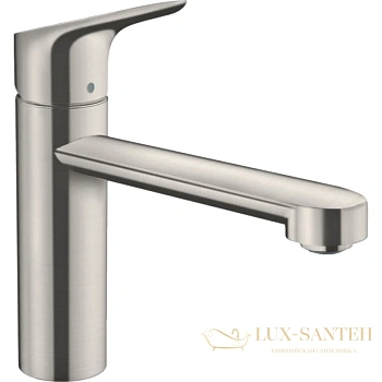 смеситель для кухни hansgrohe focus m43 71816800 сталь